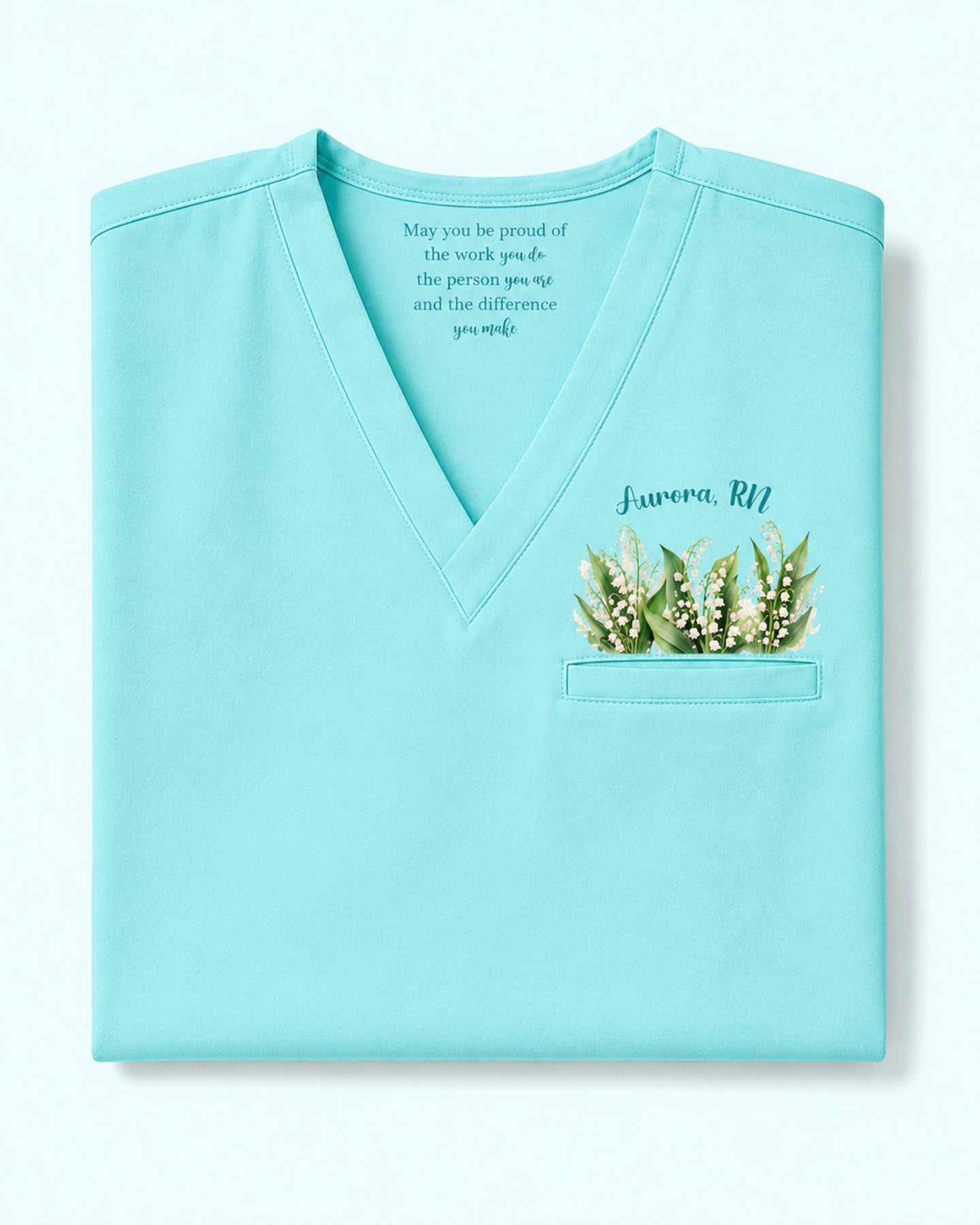 Personalized Name And Birth Month Flower May You Be Proud Gift For Nurse Colleague Top