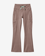 High-Rise Flare Scrub Legging Smokey Taupe