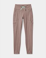 High-Rise Scrub Legging Smokey Taupe