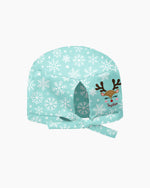 Personalized Name And Reindeer Christmas Crew Funny Gift For Nurse Coworker Cap