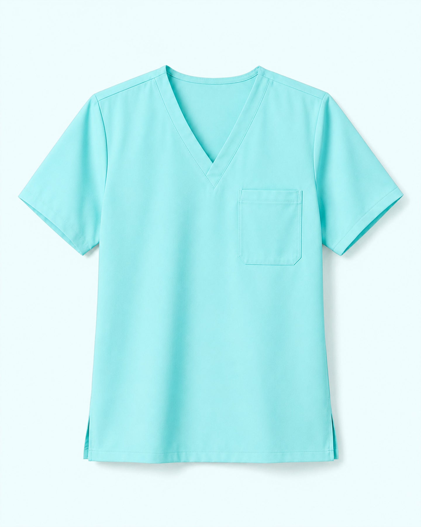 Men's One-Pocket V-neck Scrub Top Surf