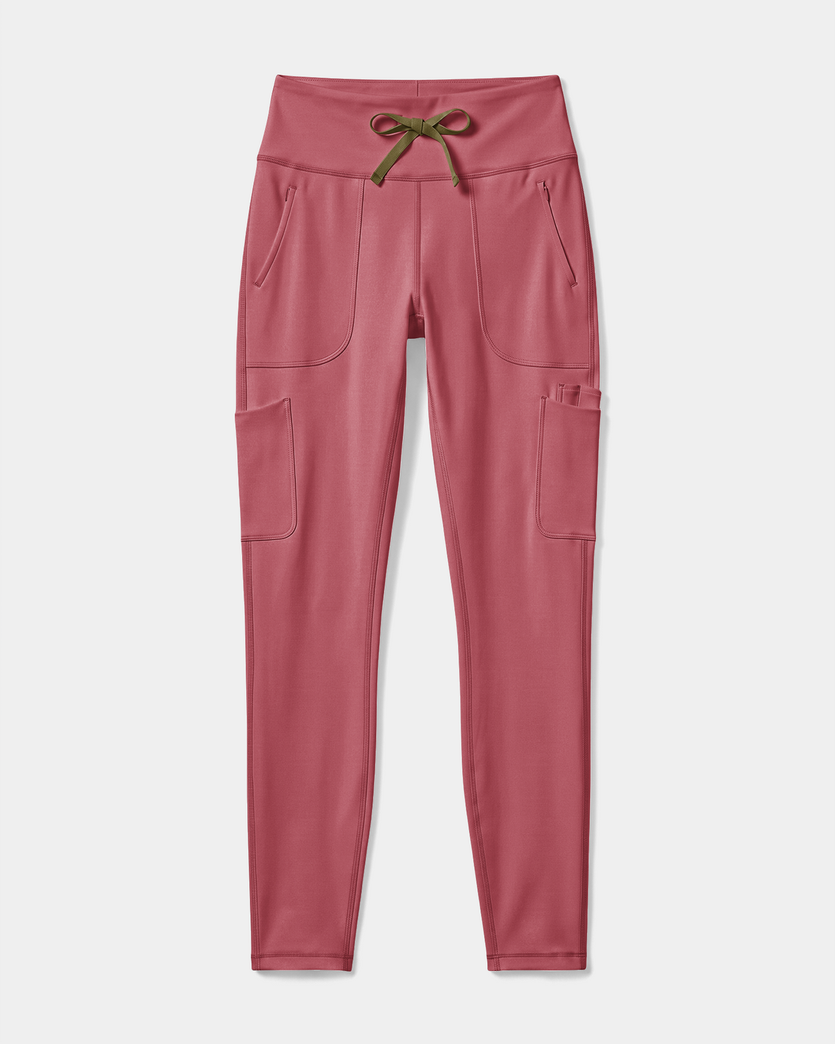 High-Rise Scrub Legging Berry Spice