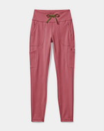 High-Rise Scrub Legging Berry Spice