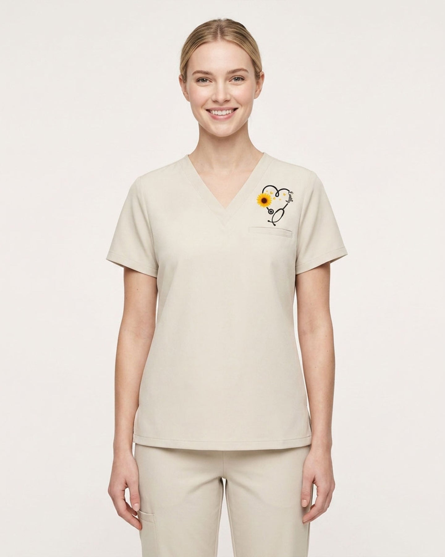 Personalized Name You Are Sunshine In Human Form Sunflower Gift For Nurse Colleague Top