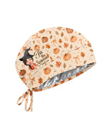 Personalized Name And Character Tis The Season Autumn Vibe Halloween Gift For Nurse Cap