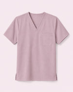 Men's One-Pocket V-neck Scrub Top Blossom
