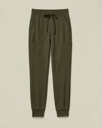 Women's 6-Pocket Jogger Scrub Pant Olive