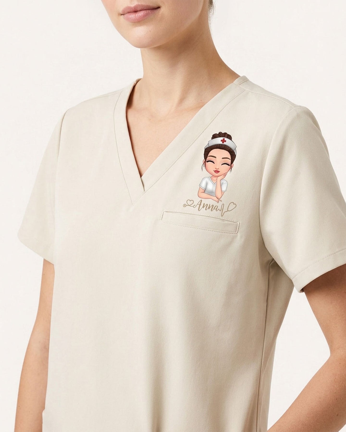Personalized Name, Specialty And Nurse Never Forget The Difference You Make Heartbeat Stethoscope Gift For Colleague Top