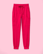 Men's 6-Pocket Jogger Scrub Pant Sangria
