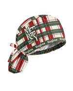 Personalized Name And Job Title Merry And Bright Plaid Pattern Christmas Gift For Nurse Cap