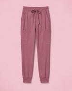 Men's 6-Pocket Jogger Scrub Pant Mauve