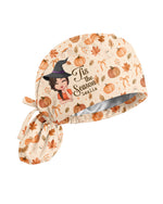 Personalized Name And Character Tis The Season Autumn Vibe Halloween Gift For Nurse Cap