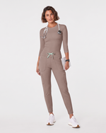 High-Rise Scrub Legging Smokey Taupe