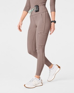 High-Rise Scrub Legging Smokey Taupe