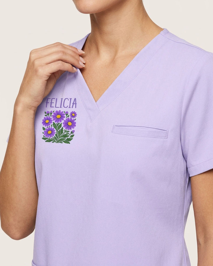 Personalized Birth Month Flower, Name & Year The Year I Became A Nurse Hidden Message Gift For Nurse Nursing Student Top
