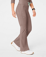 High-Rise Flare Scrub Legging Smokey Taupe