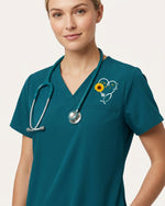 Personalized Name You Are Sunshine In Human Form Sunflower Gift For Nurse Colleague Top