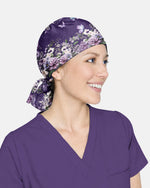 Personalized Name God Says I Am Bible Verse Floral Pattern Christian Gift For Nurse Cap