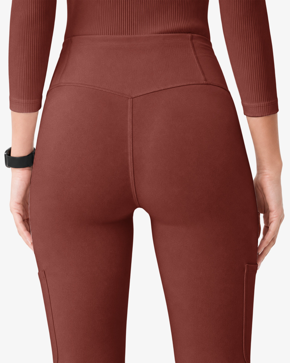 High-Rise Flare Scrub Legging Sienna