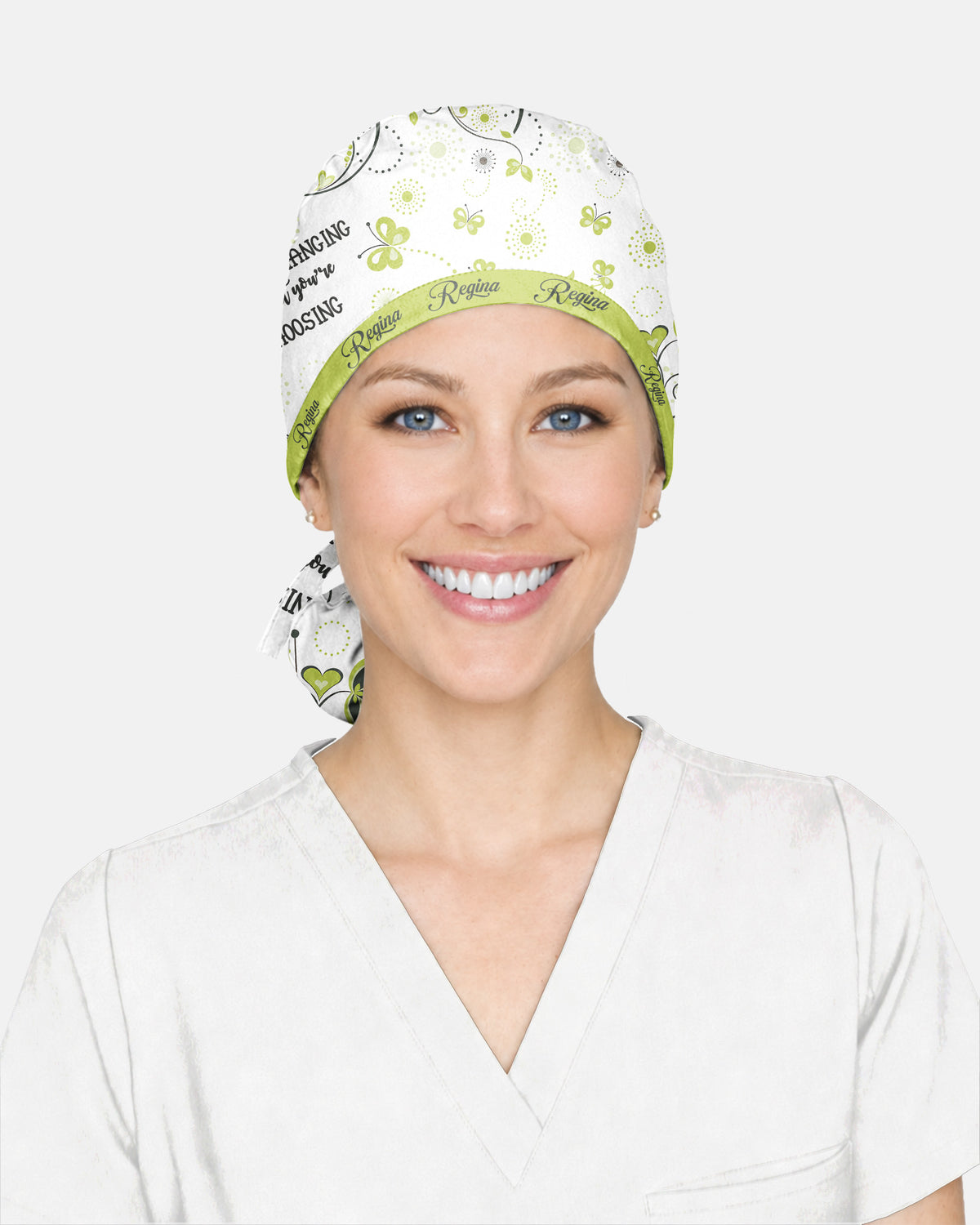 Personalized Name And Birth Month Flower What You're Not Changing Is What You're Choosing Gift For Nurse Cap