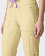 High-Rise Scrub Legging Butter Yellow