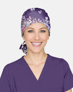 Personalized Name God Says I Am Bible Verse Floral Pattern Christian Gift For Nurse Cap
