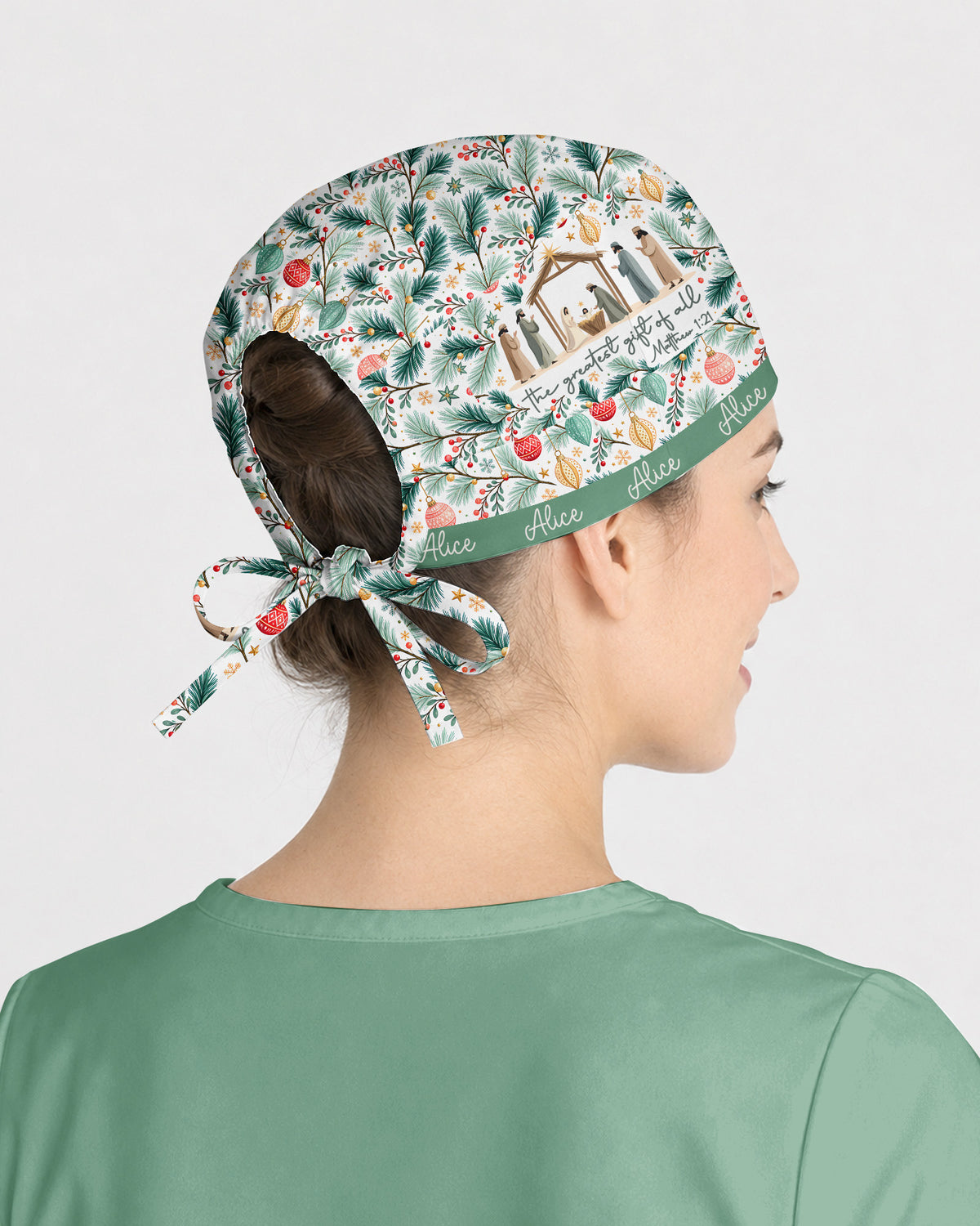 Personalized Name And Specialty The Greatest Gift Of All Christmas Gift For Nurse Cap