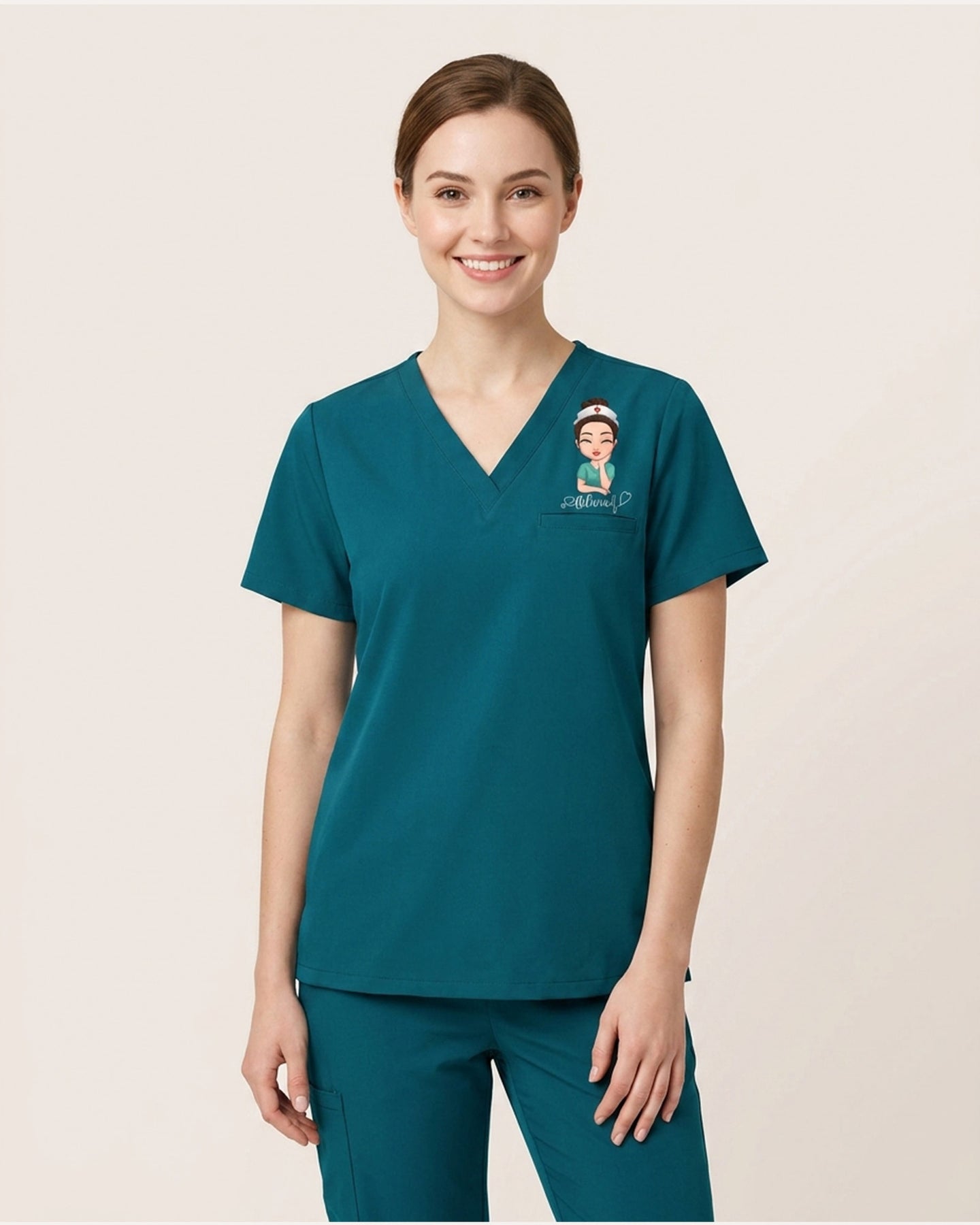Personalized Name, Specialty And Nurse Never Forget The Difference You Make Heartbeat Stethoscope Gift For Colleague Top