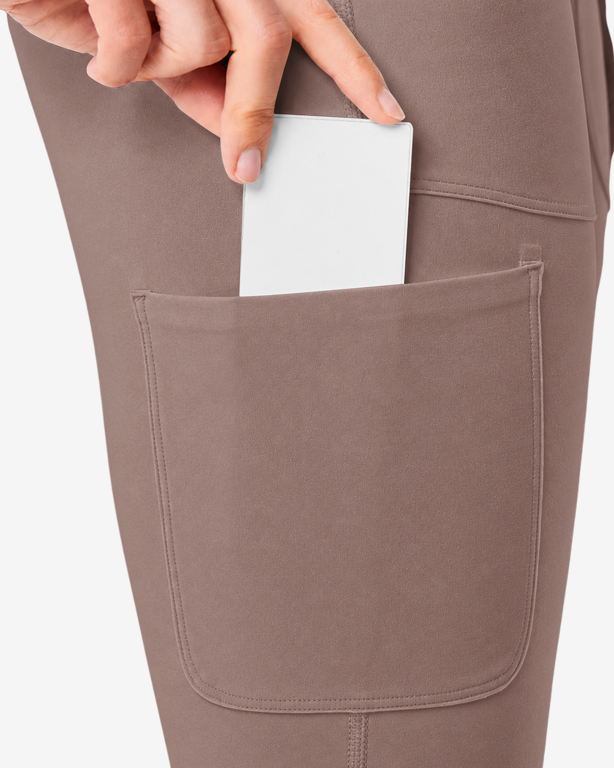 High-Rise Flare Scrub Legging Smokey Taupe
