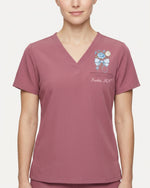 Personalized Name And Job Title Nurse You Can Do Hard Things Stethoscope Bow With Flower Top