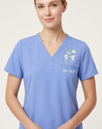 Personalized Name And Job Title Nurse You Can Do Hard Things Stethoscope Bow With Flower Top