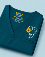 Personalized Name You Are Sunshine In Human Form Sunflower Gift For Nurse Colleague Top