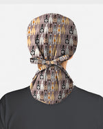 Cute Cartoon Cat Butt Repeat Pattern Scrub Cap