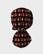 Funny Valentine Chicken with Heart Illustration Scrub Cap