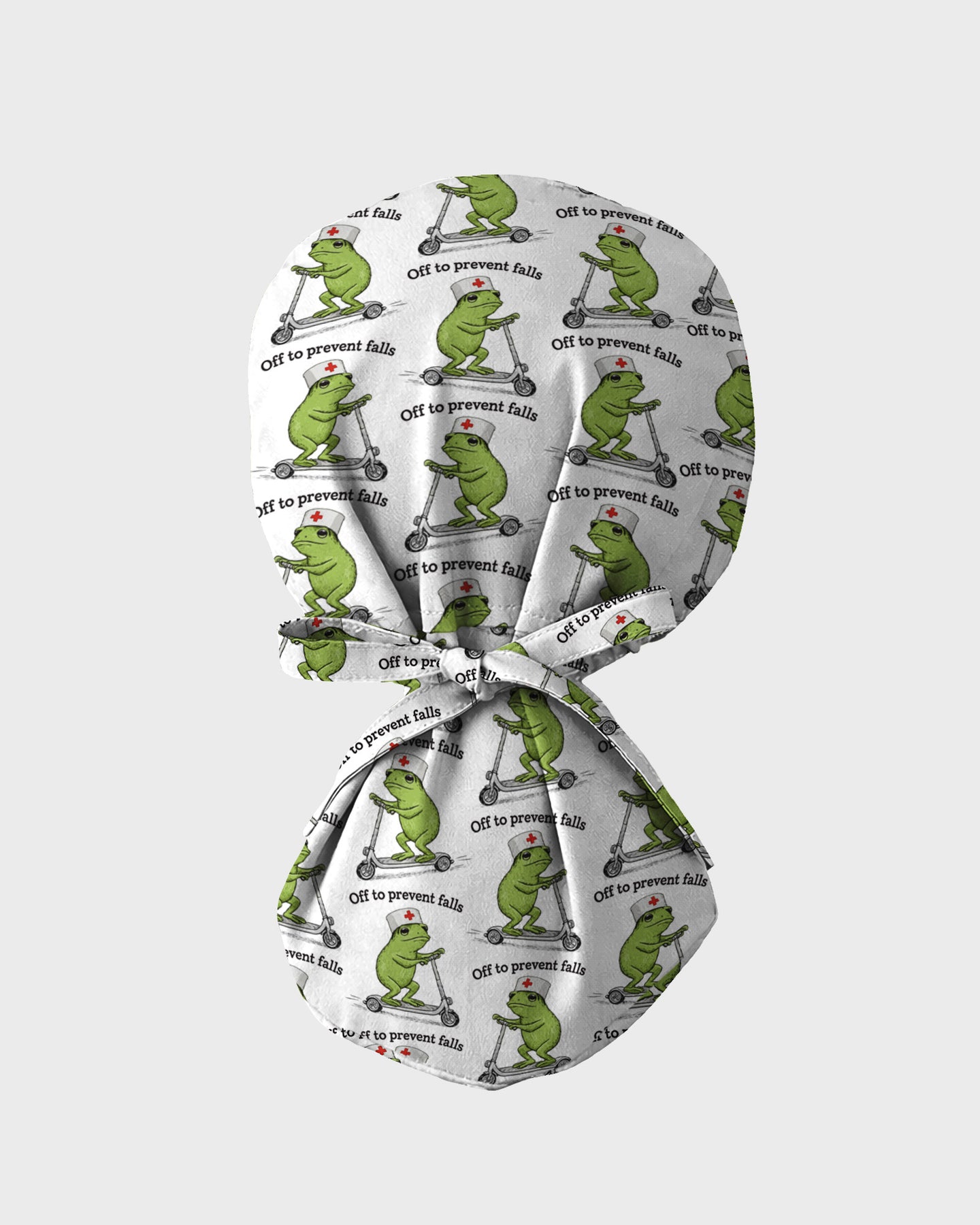 Off to Prevent Falls Funny Nurse Quote Scrub Cap