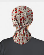Nurse Claus Santa Holiday Cheer Scrub Cap