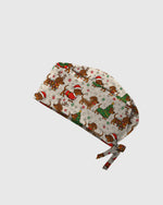 Christmas Dachshund Nurse Holiday Cheer Scrub Cap