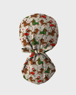 Christmas Dachshund Nurse Holiday Cheer Scrub Cap
