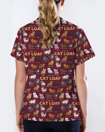Cat Loaf Nurse Cute Feline Mood Women Scrub Top