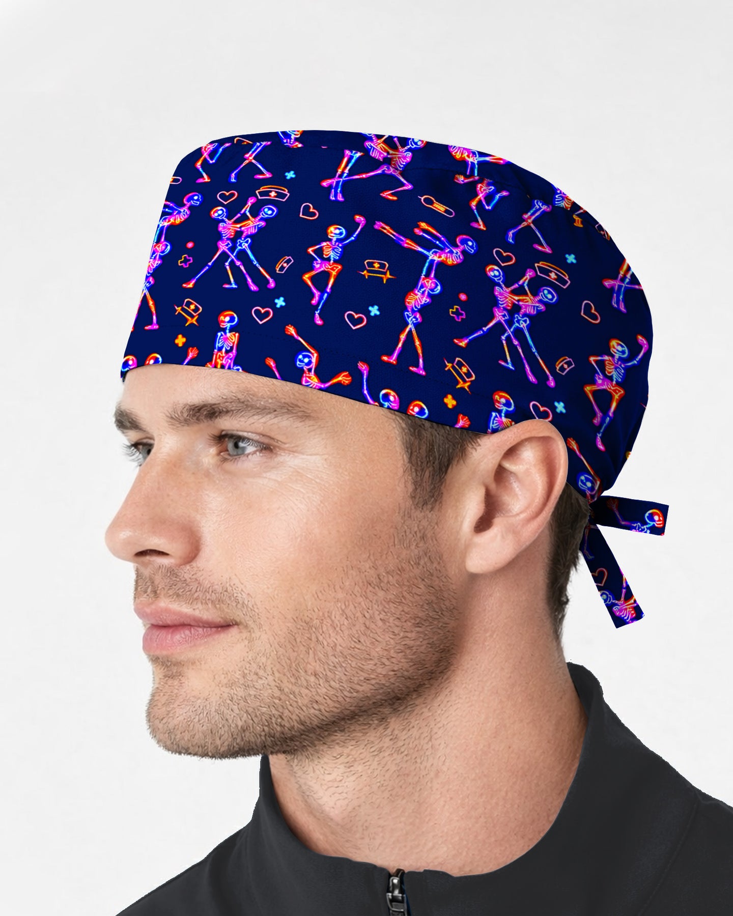 Cute Cat Butt Playful Feline Parade Scrub Cap