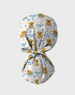Labrador Paws Playful Puppy Parade Charm Scrub Cap