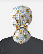 Labrador Paws Playful Puppy Parade Charm Scrub Cap