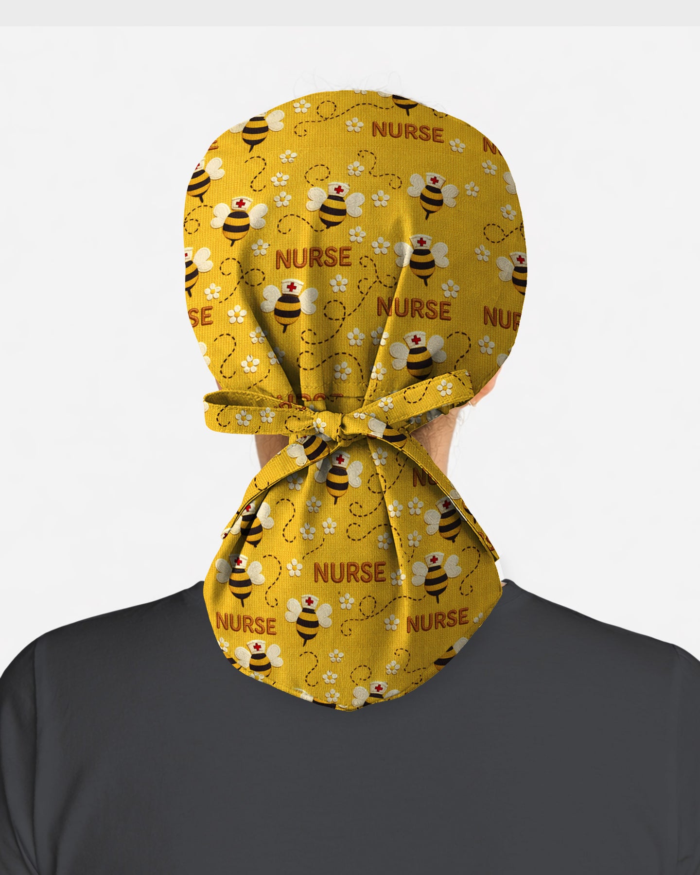 Honey Bee Cheerful Garden Buzz Scrub Cap