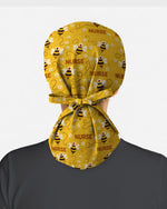 Honey Bee Cheerful Garden Buzz Scrub Cap