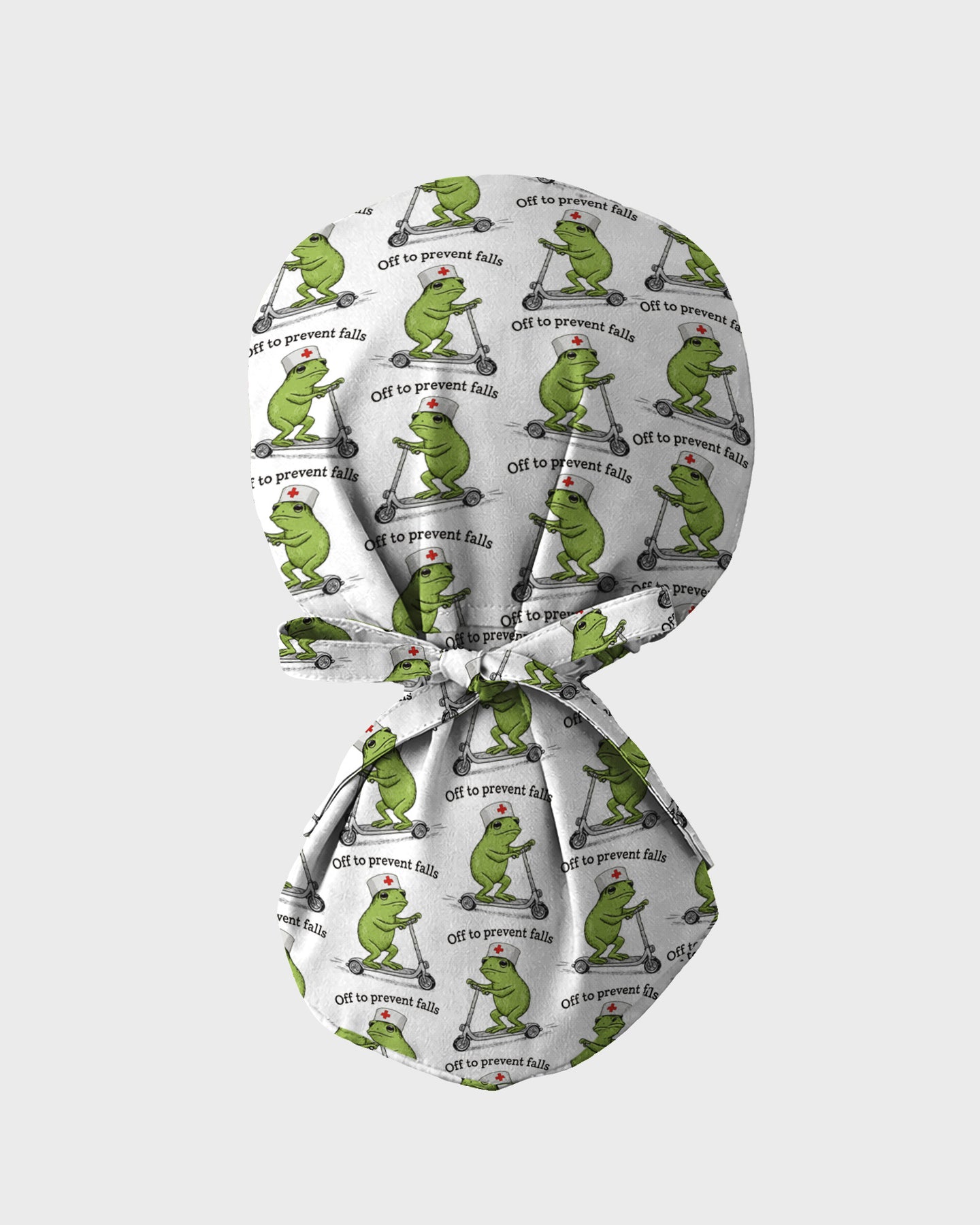Off to Prevent Falls Humor Vibes Scrub Cap