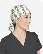 Off to Prevent Falls Humor Vibes Scrub Cap