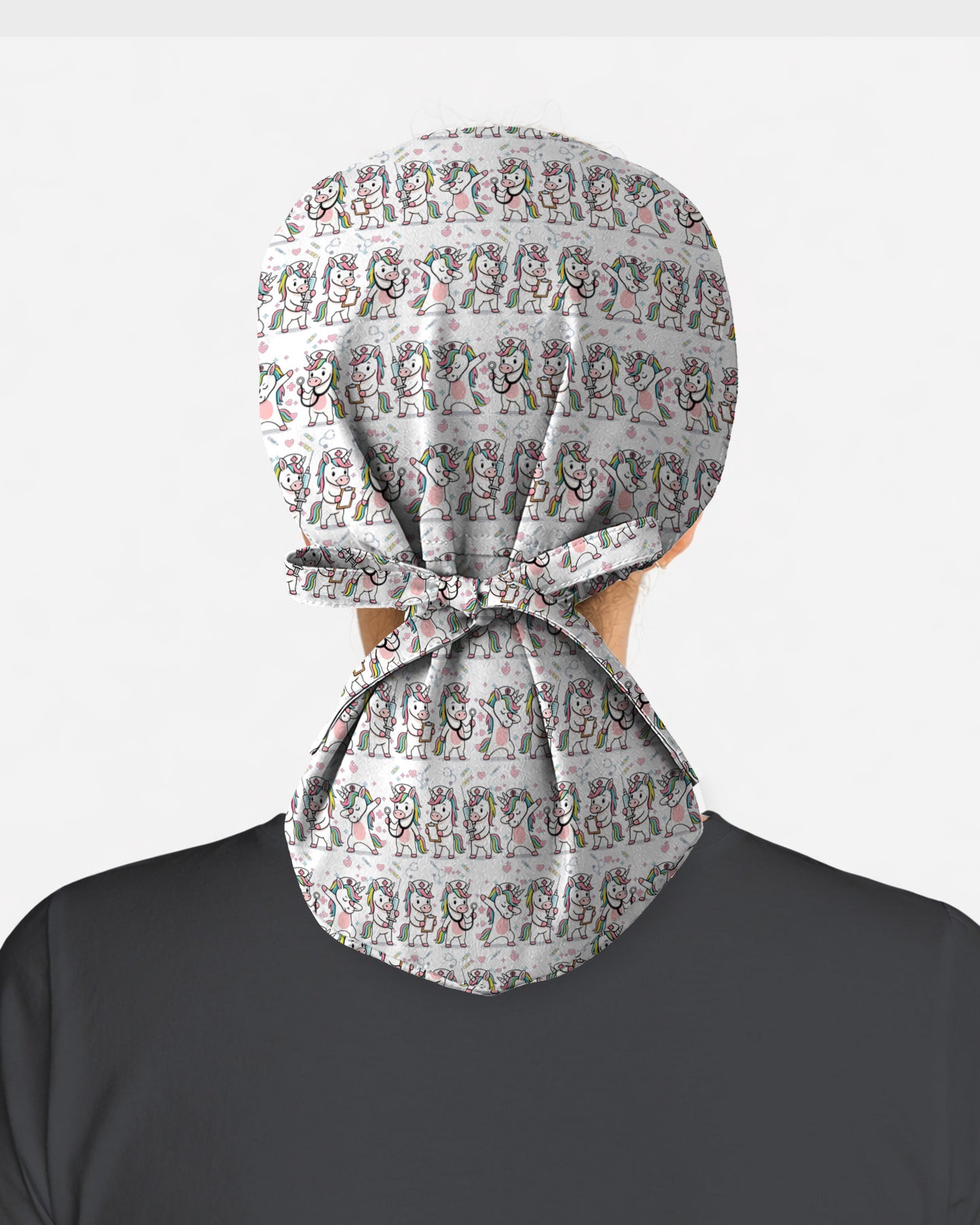 Cute Unicorn Magical Care Dream Charm Scrub Cap