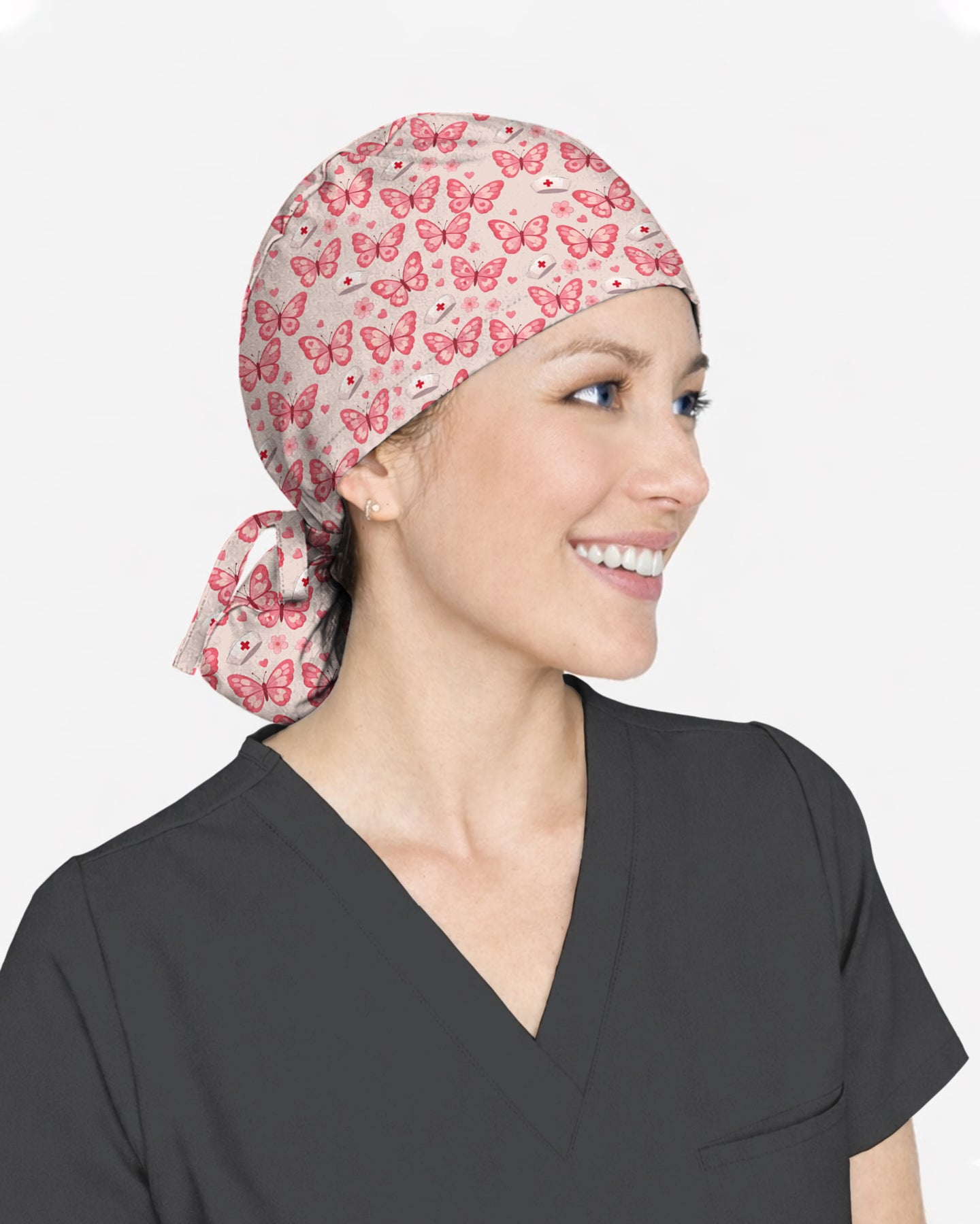 Honey Bee Cheerful Garden Buzz Scrub Cap