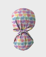 Medical Candy Hearts Sweet Love Vibes Scrub Cap