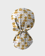 Cute Puppy Nurse Medical Scrub Cap